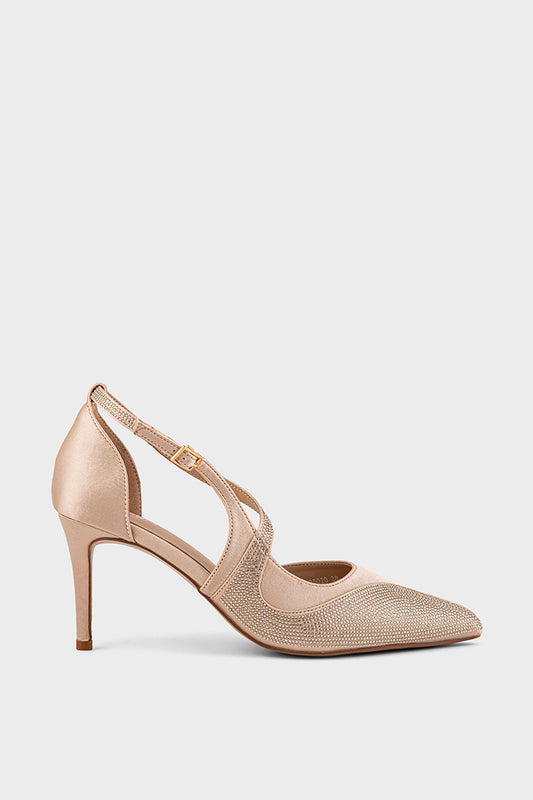 Party Wear Court Shoes IP5020-Gold