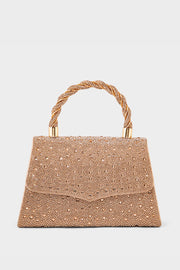 Party Wear Clutch BH0123-Rose Gold