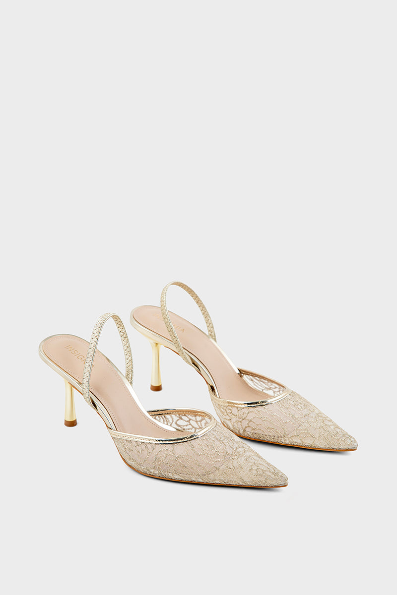 Party Wear Sling Back IP4047-Gold