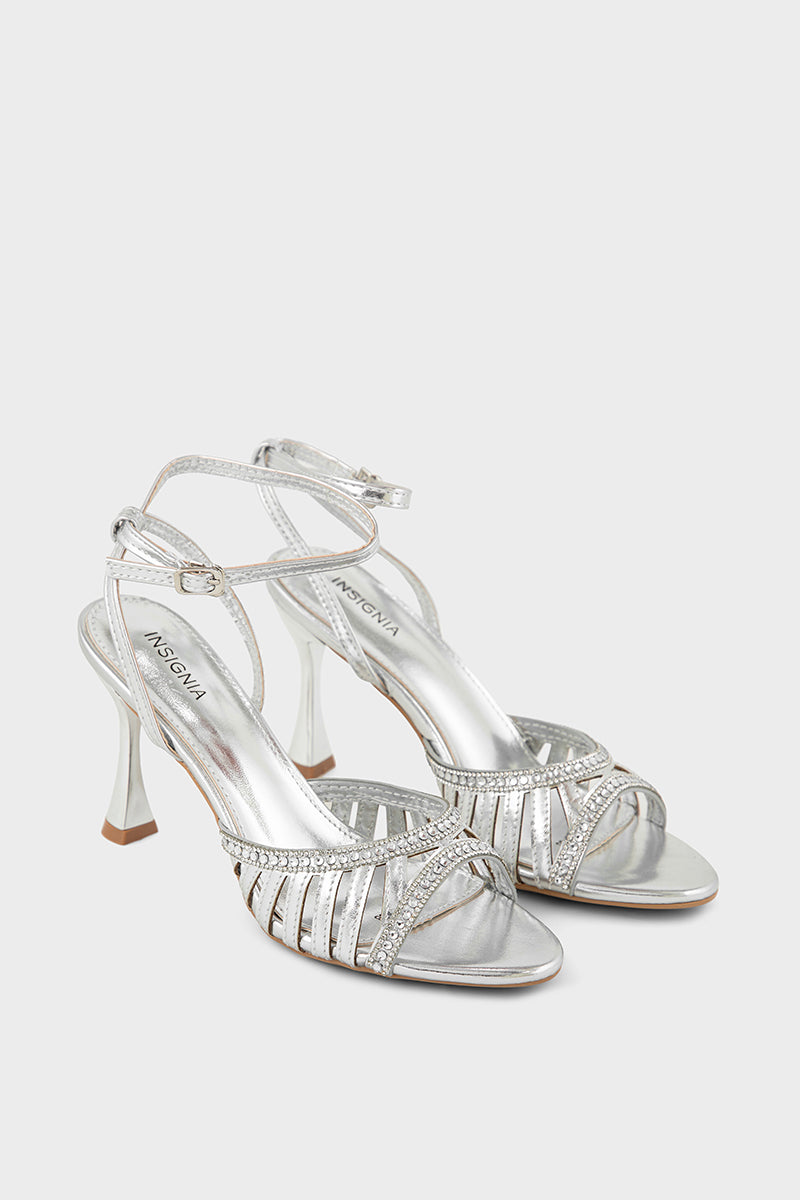 Party Wear Sandal IP2085-Silver