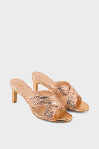 Party Wear Slip On IP0101-Rose Gold