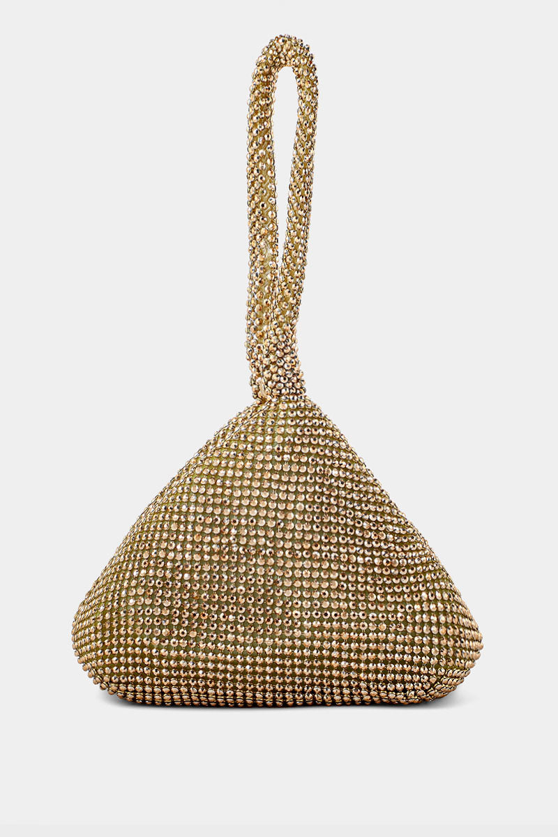 Party Wear Clutch BK4047-Golden