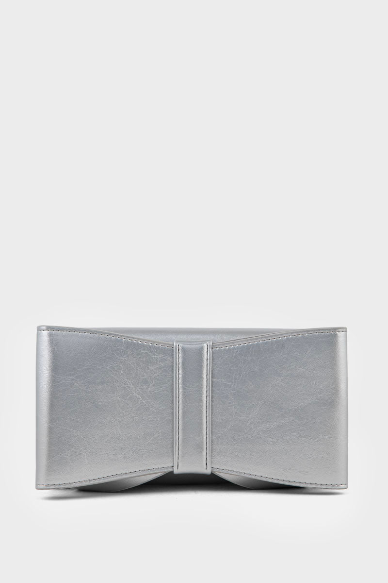 Party Wear Clutch BK4115-Silver