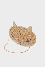 Party Wear Clutch BK4141-Golden