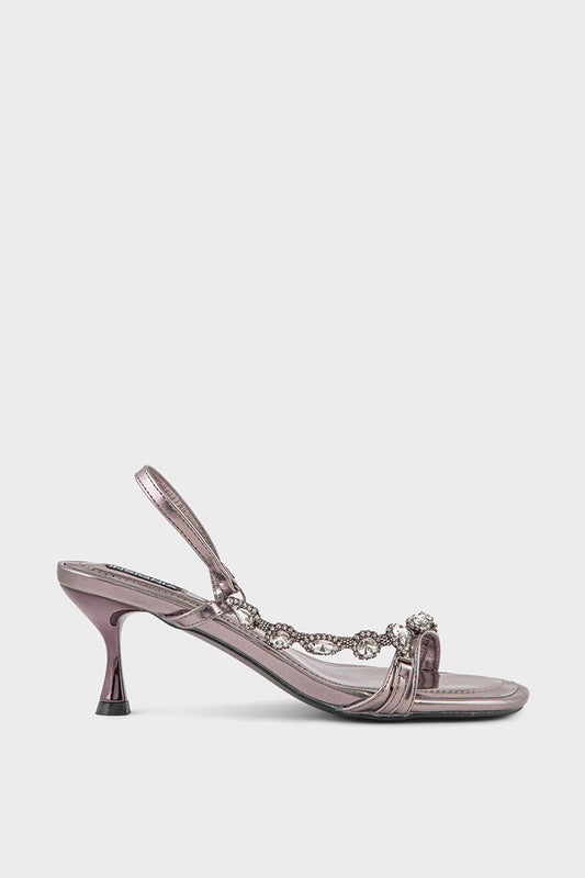 Party Wear Sandal IP2054-Pewter