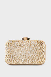 Party Wear Clutch BK4089-Golden