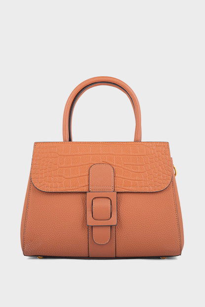 Top Handle Hand Bags BH0089-Tan