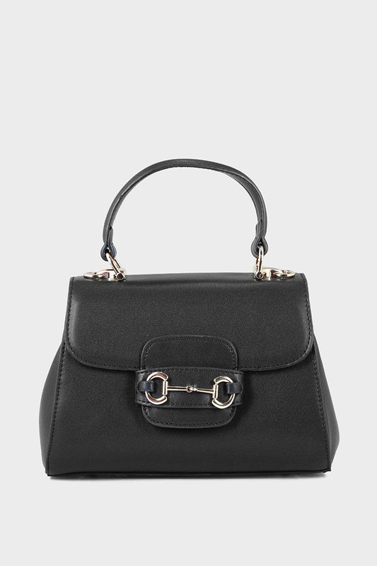 Top Handle Hand Bags B15091-Black