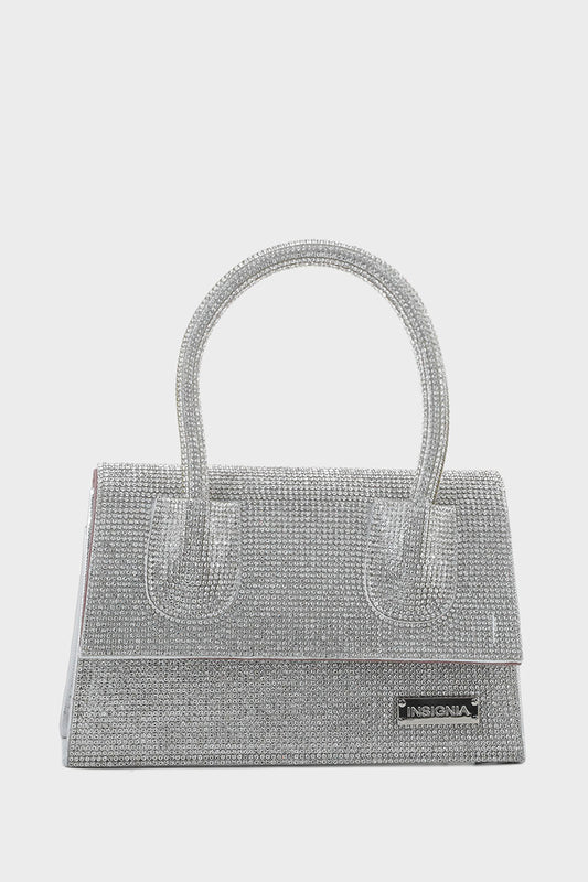 Top Handle Hand Bags BH0014-Silver