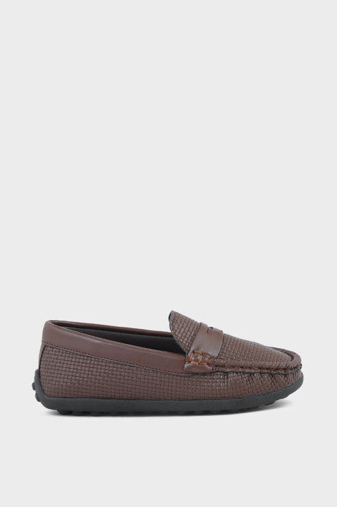 Boys Casual Moccasin BC7002-Brown