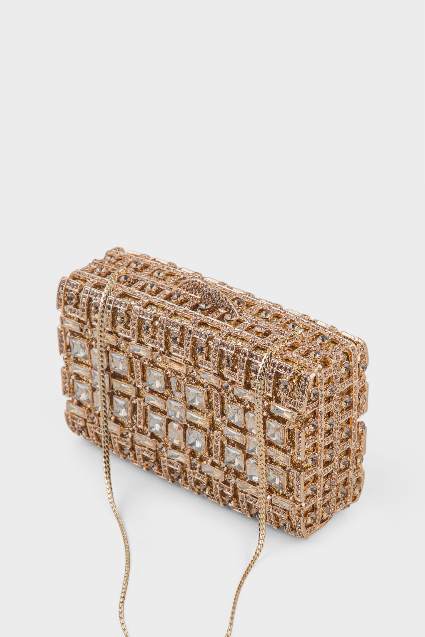 Party Wear Clutch BK4124-Gold