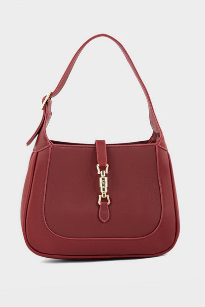 Formal Shoulder Bags BS2143-Burgundy