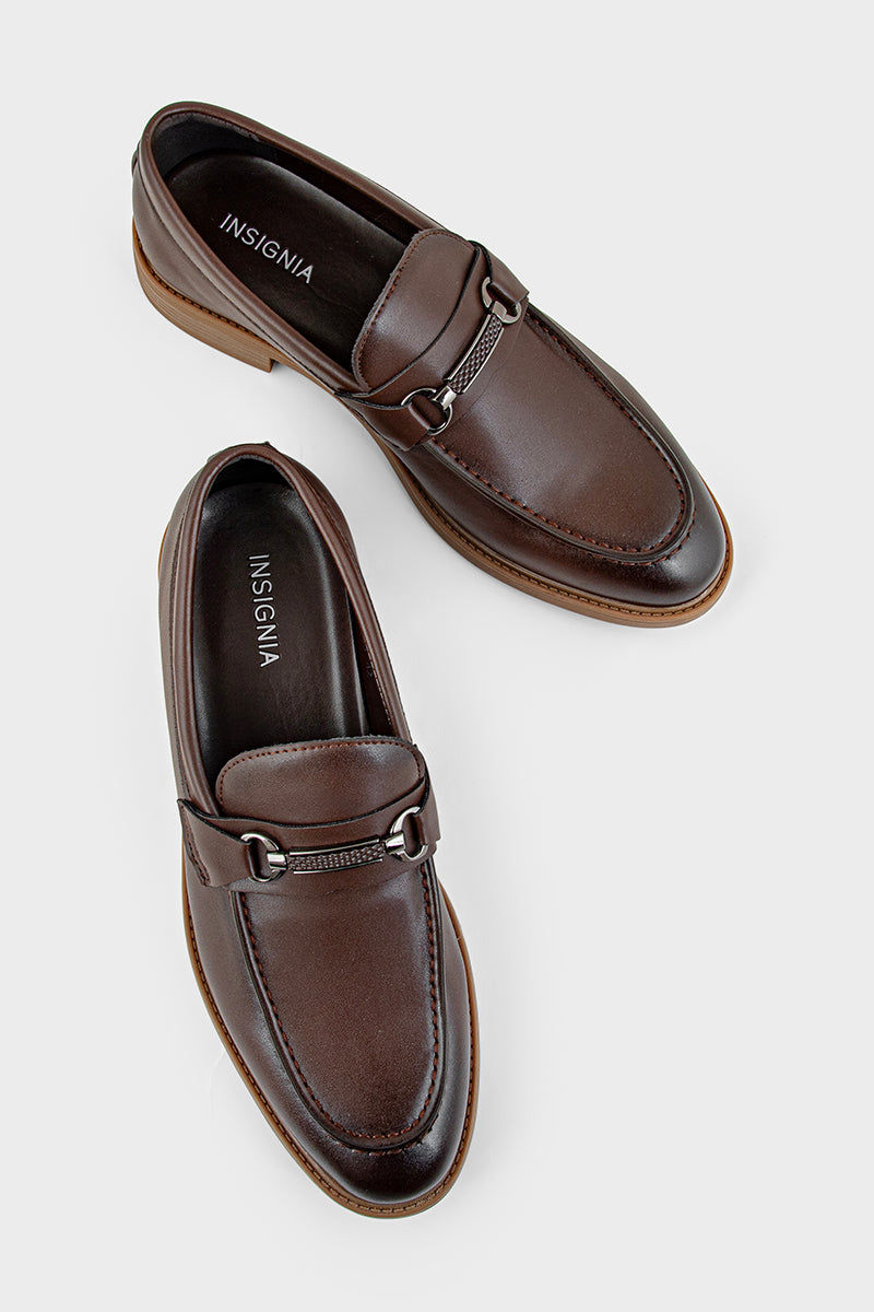 Men Formal Loafers MF7055-Coffee