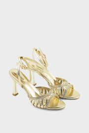 Party Wear Sandal IP2085-Gold