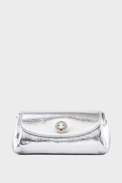 Flap Shoulder Bags BS2114-Silver