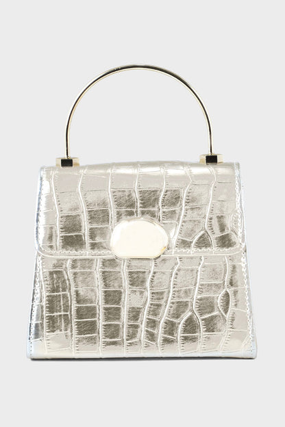 Top Handle Hand Bags B21593-Golden