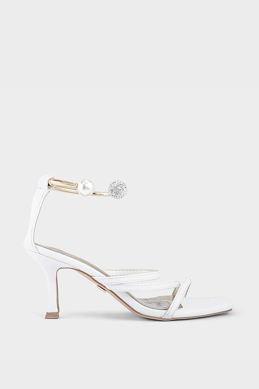 Party Wear Sandal IP2023-White