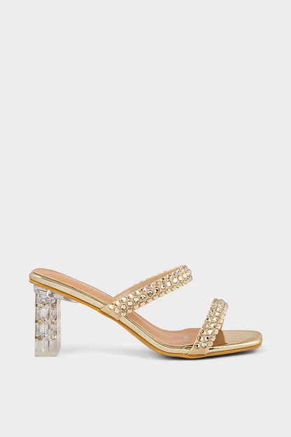 Party Wear Slip On IP0047-Golden