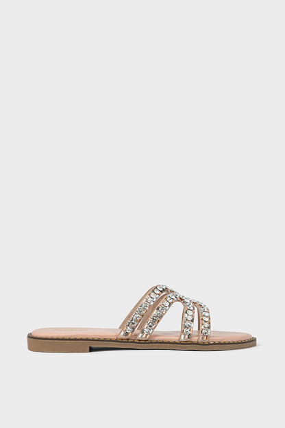 Party Wear Slip On IF0194-Peach