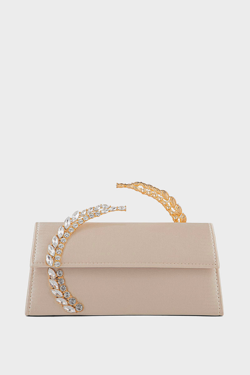 Party Wear Clutch BK4122-Golden