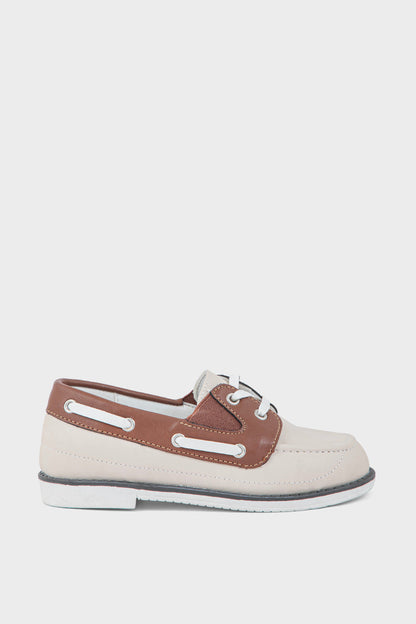 Formal Boat Shoes Q10010-Beige
