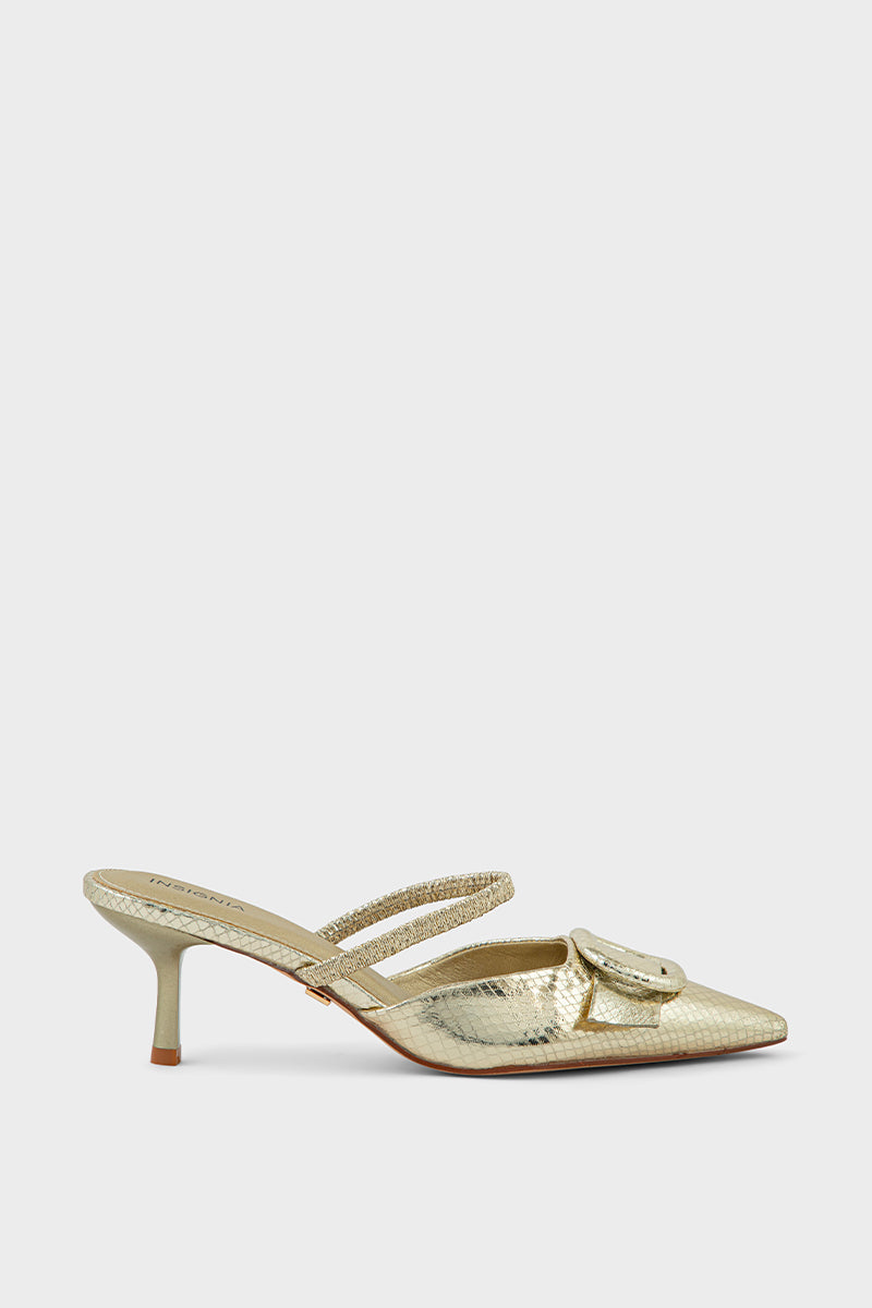 Party Wear Mule IP8508-Gold