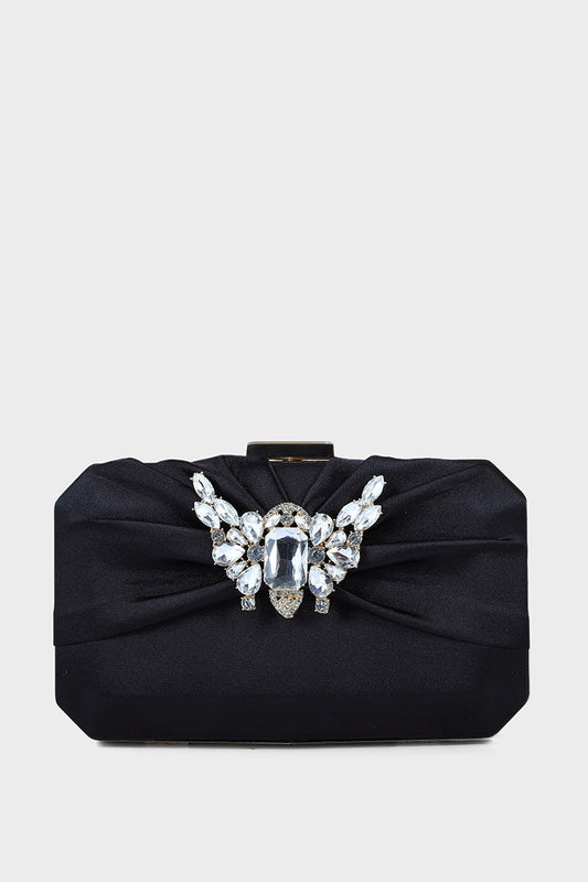 Party Wear Clutch B21598-Black