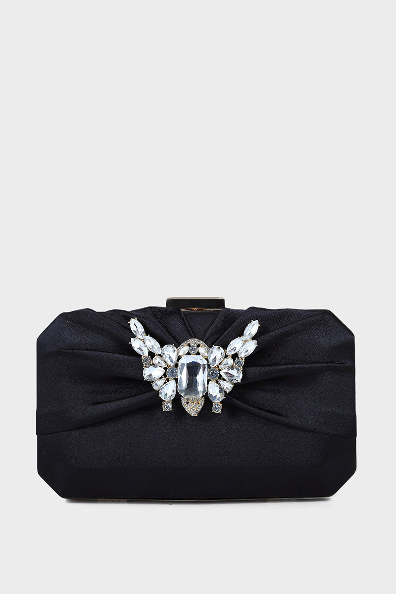 Party Wear Clutch B21598-Black