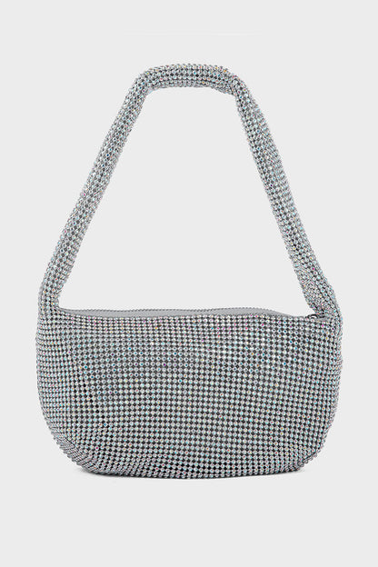Hobo Hand Bags BH0037-Silver