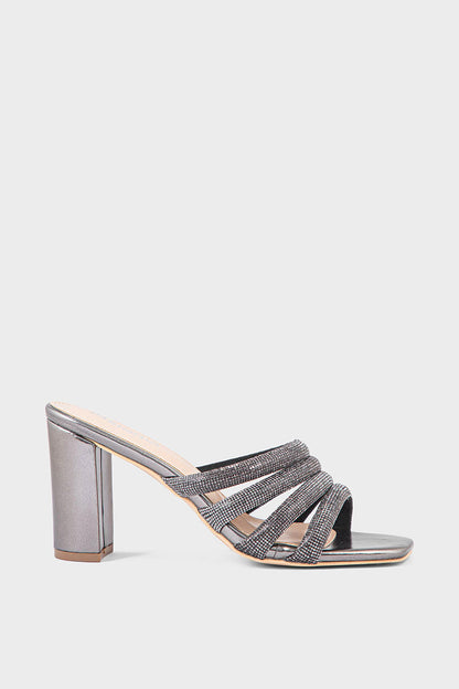 Party Wear Slip On IP0043-Gun Metallic