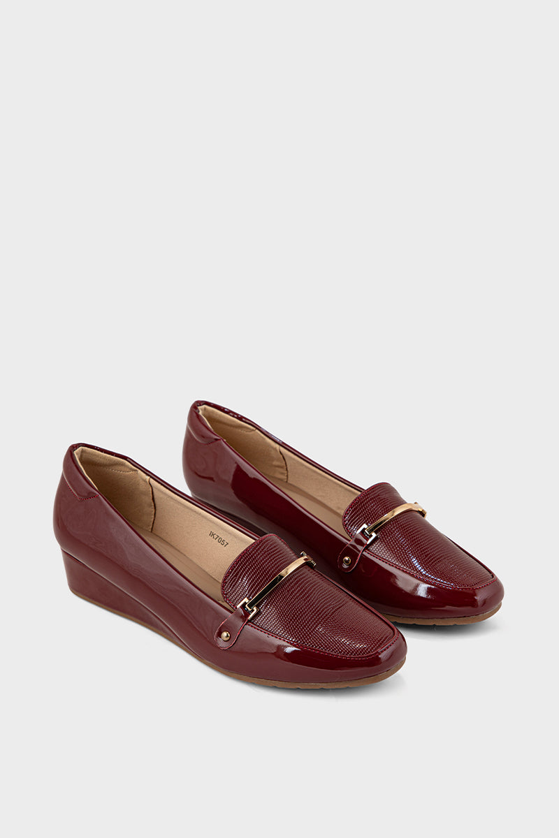 Comfort Moccasin IK7057-Burgundy
