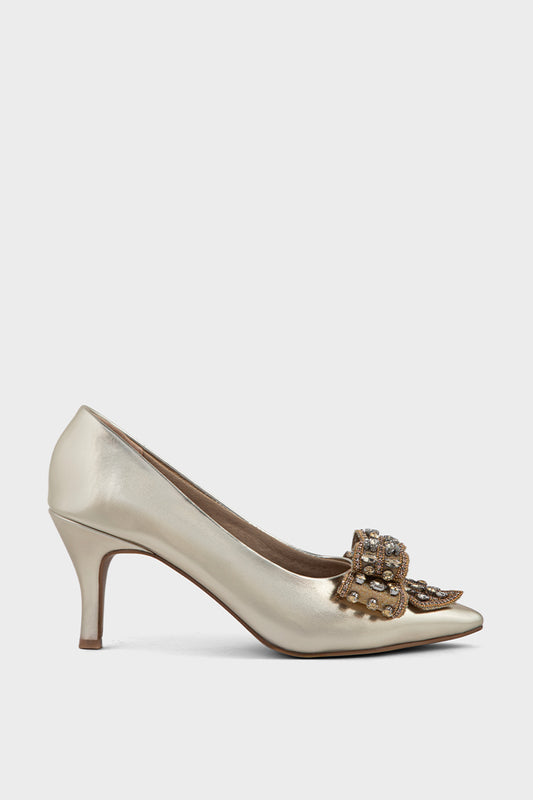 Formal Court Shoes IP5027-Gold