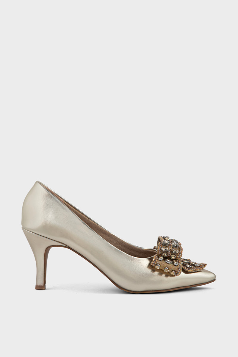 Formal Court Shoes IP5027-Gold