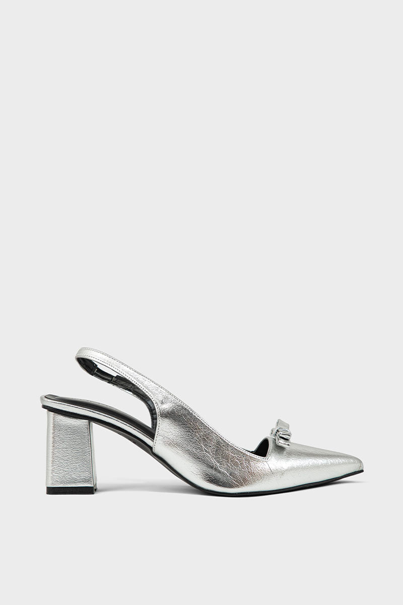 Party Wear Sling Back IP4034-Silver