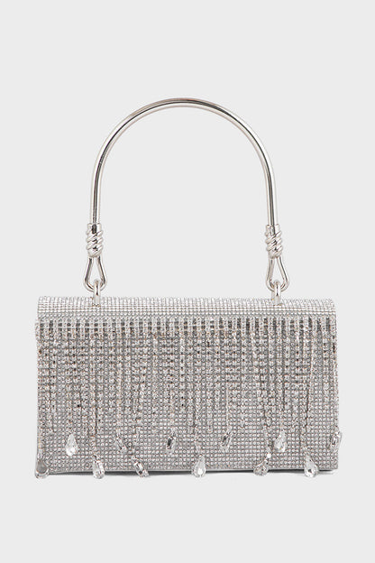 Party Wear Clutch BH0119-Gun Metallic