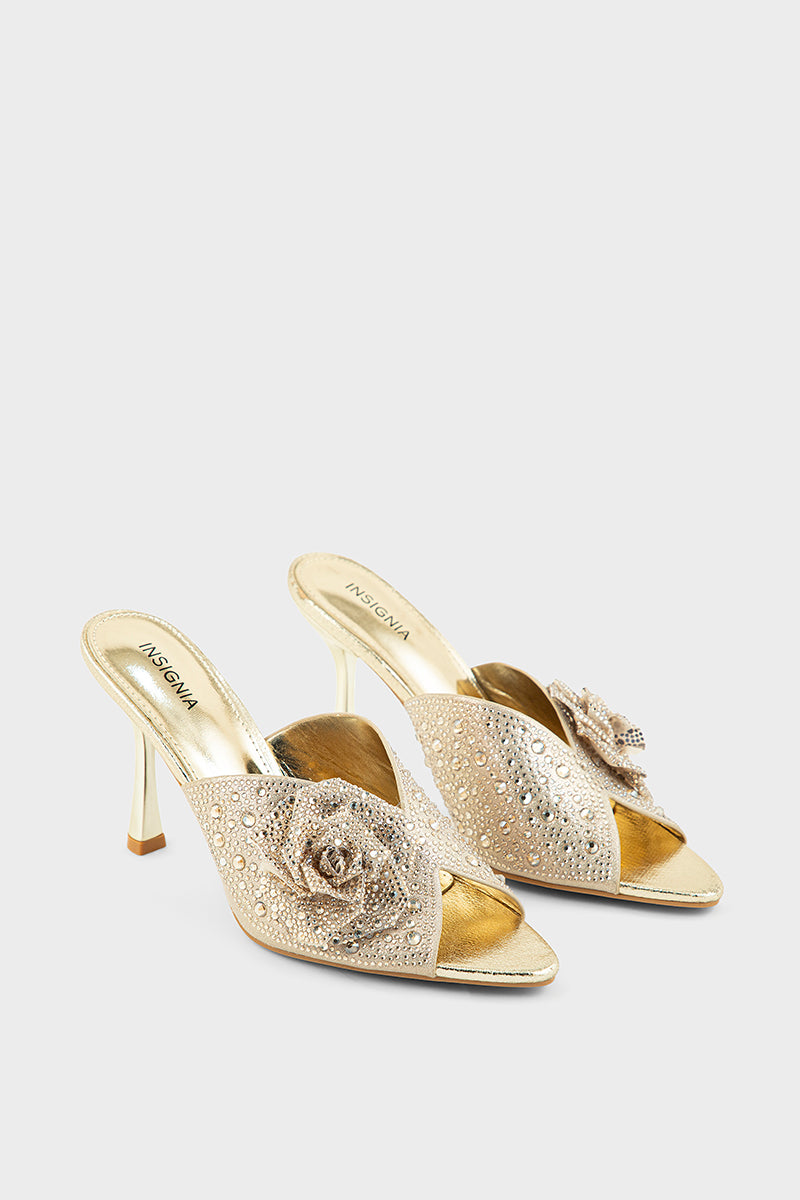Party Wear Slip On IP0133-Gold