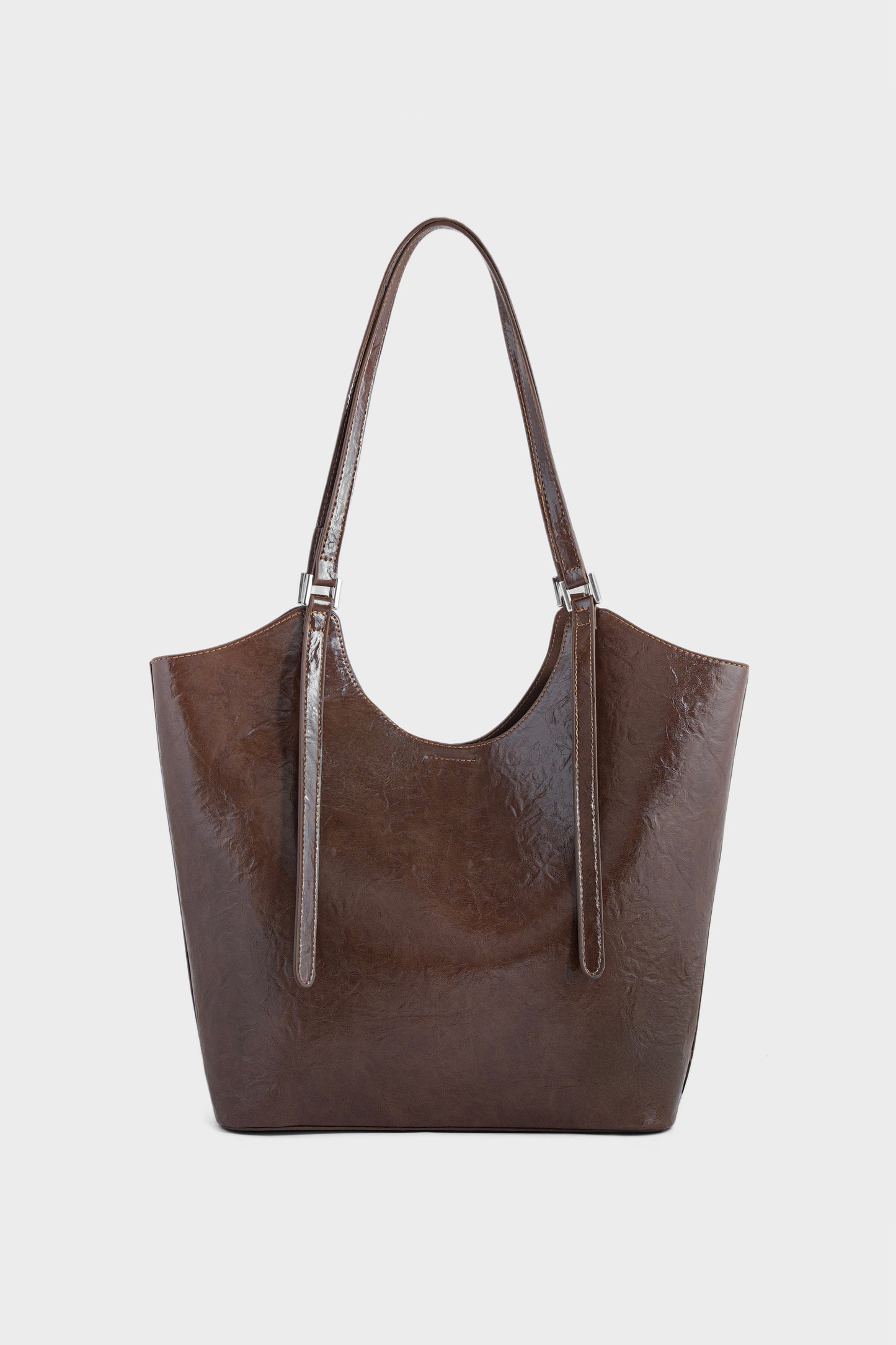 Tote Hand Bags BS2314-Dark Brown