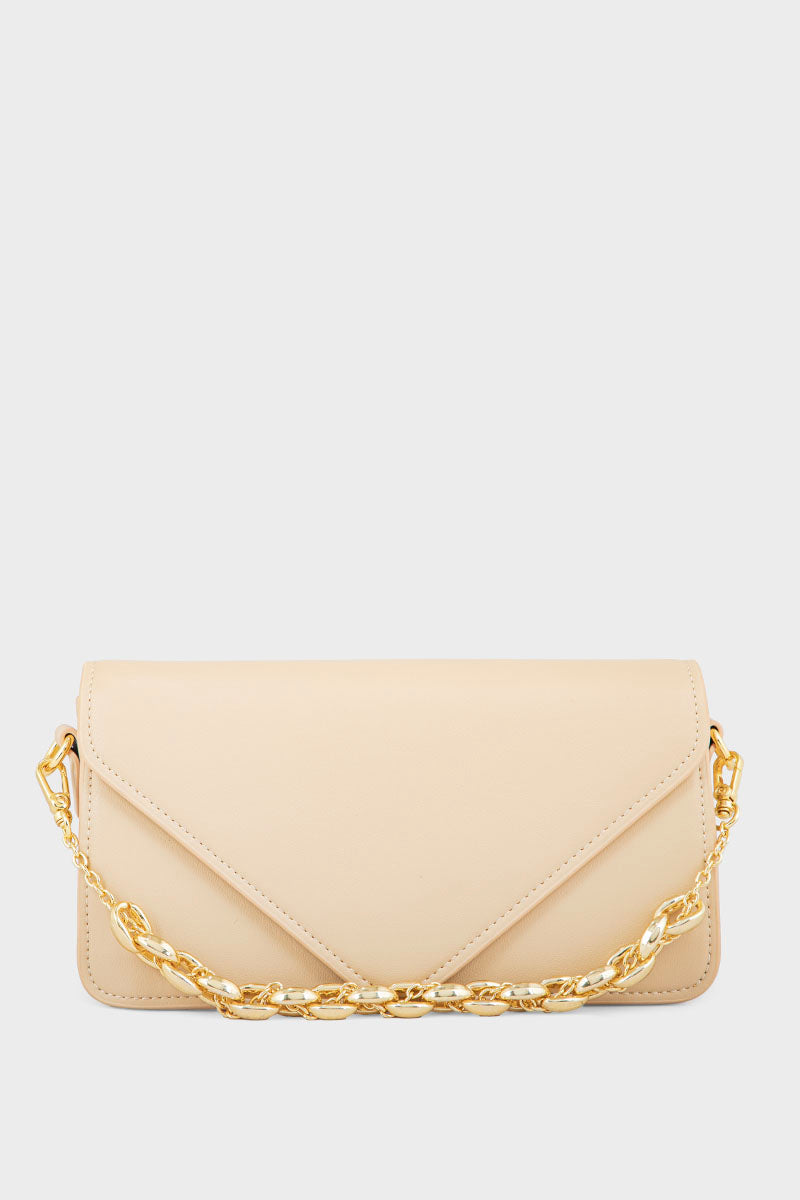 Flap Shoulder Bags BS2123-Beige