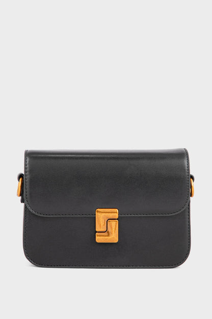 Flap Shoulder Bags BS2104-Black