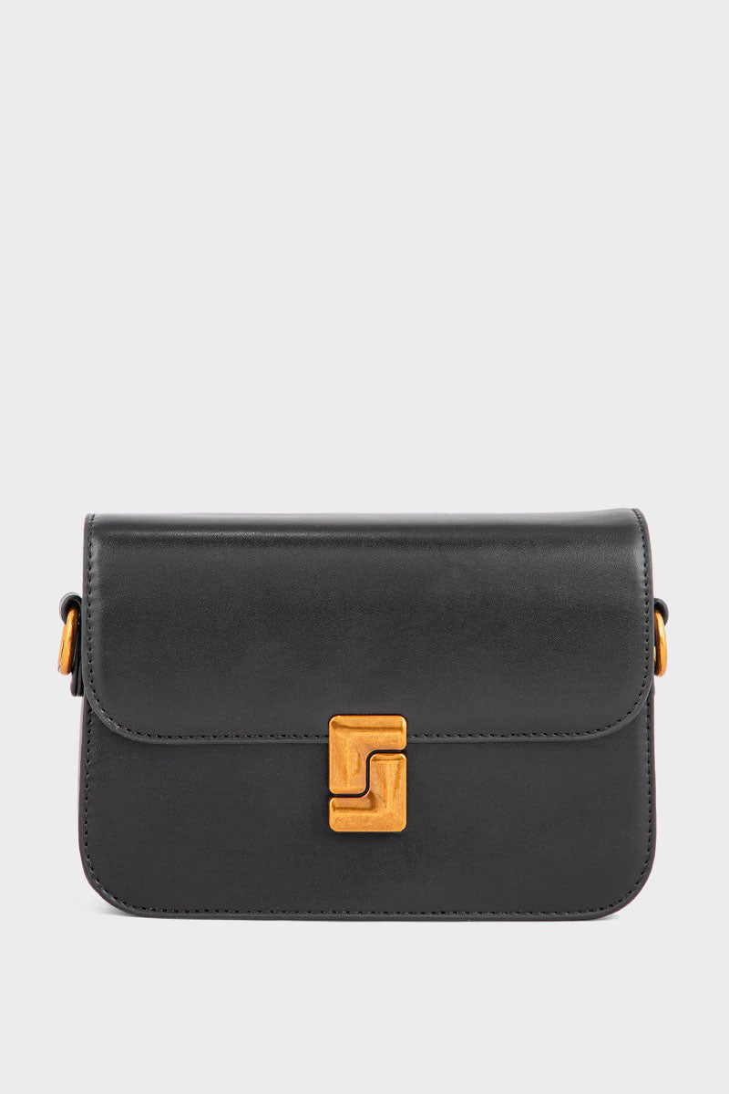 Flap Shoulder Bags BS2104-Black