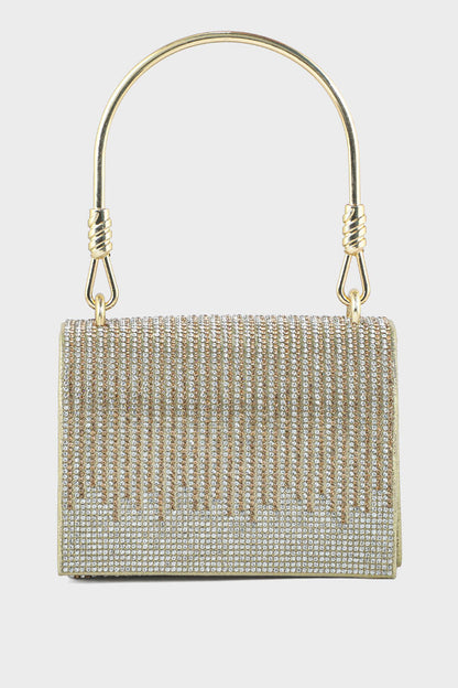 Top Handle Hand Bags BH0044-Golden