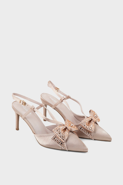Party Wear Sling Back IP4040-Rose Gold
