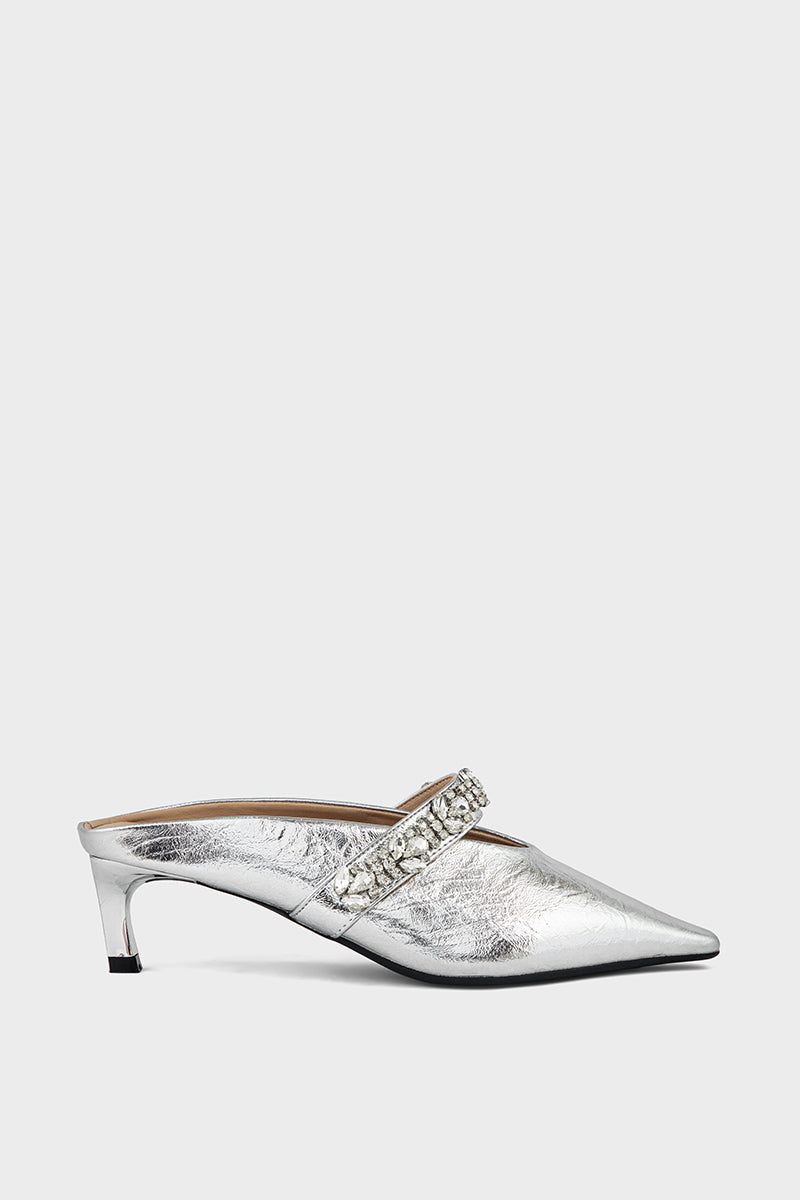 Party Wear Mule IP8511-Silver
