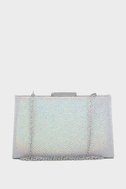 Party Wear Clutch BK4026-Silver