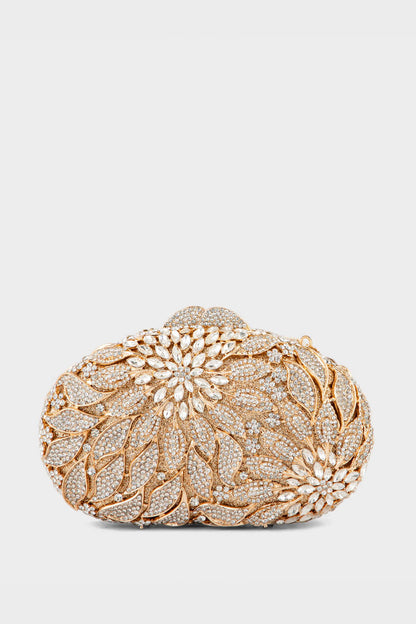 Party Wear Clutch BK4091-Golden