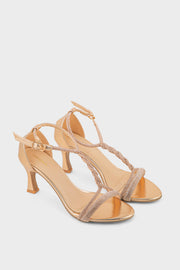 Party Wear Sandal IP2069-Champagne