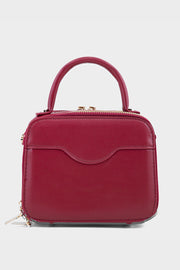 Top Handle Hand Bags BH0075-Maroon