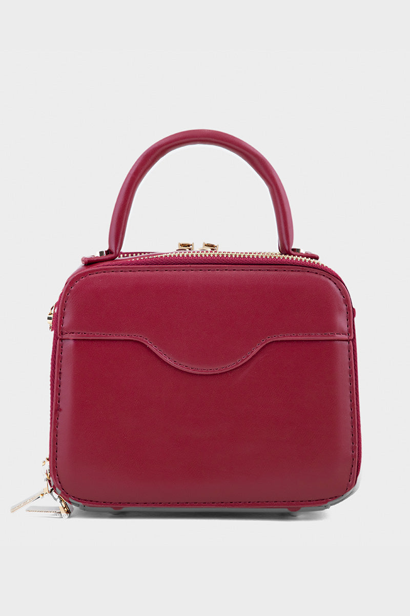 Top Handle Hand Bags BH0075-Maroon
