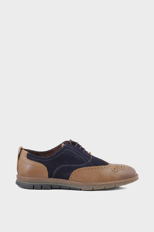 Men Casual Shoe/Moccs M54054-Brown