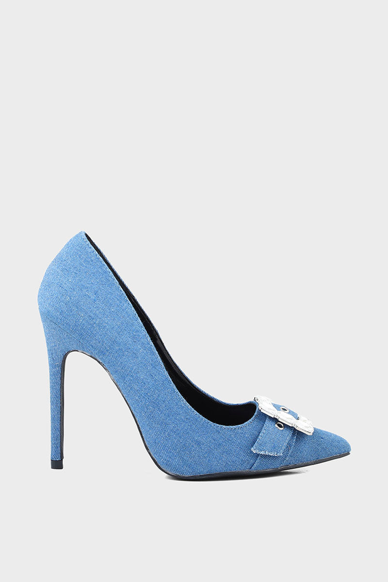 Formal Court Shoes I44493-Blue